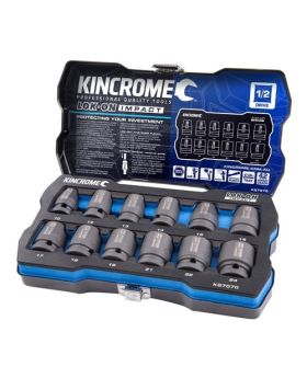 Kincrome K27070 Impact Socket Set 12 Piece 1/2" Drive METRIC