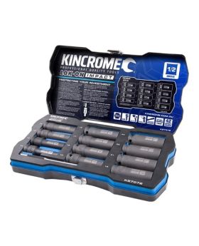 Kincrome K27072 Deep Impact Socket Set 12 Piece 1/2" Drive METRIC