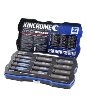 Kincrome K27073 Deep Impact Socket Set 12 Piece 1/2" Drive IMPERIAL