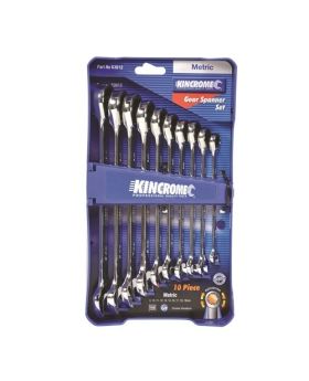 Kincrome K3012 10pce Open End Ratchet Spanner Set-Metric