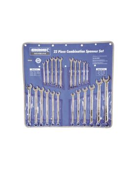 Kincrome K3029 Combination Spanner Set 22 Piece