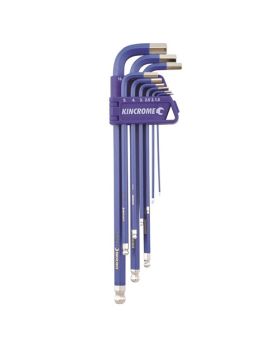 Kincrome k5043 BALL POINT HEX KEY SET LONG SERIES 9 PIECE