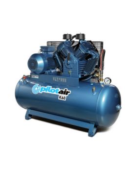 Pilot K60 Horizontal 3 Phase Reciprocating Air Compressor