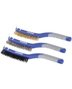 Kincrome K6370 Wire Brush Set Large 3 Piece