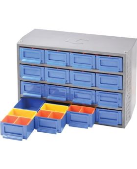 Kincrome K7640 Multi Cabinet 16 Drawer / 64 Trays Interlockable