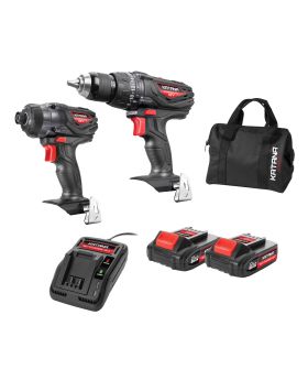 KATANA By Kincrome  18v Lithium Ion Cordless Impact Drill & Impact Driver Combo Kit-2Pce