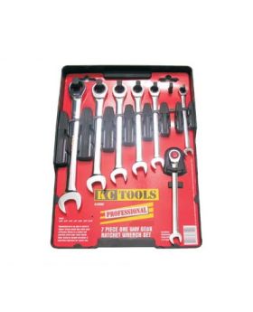 KC Tools A13560 7PC Gear Ratchet Spanner Set-Metric