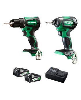 HIKOKI - 18V Brushless 2 Piece Combo Pack - KC18DE(HAZ)