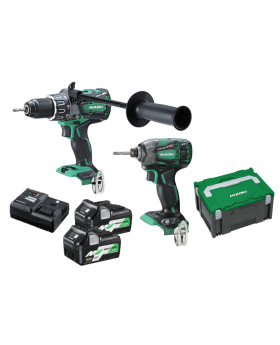 Hitachi/Hikoki KC36DBDL(HRZ) 36V 5.0Ah/2.5Ah Li-Ion Cordless Brushless 2pce Combo Kit