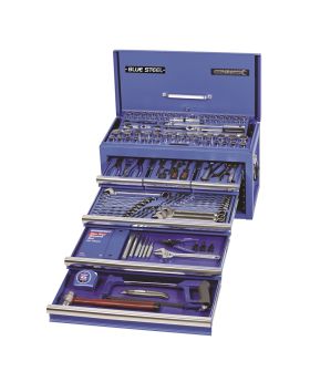 KINCROME Professional Blue Steel Tool Kit With EVA Tray Inserts In Top Chest-21026