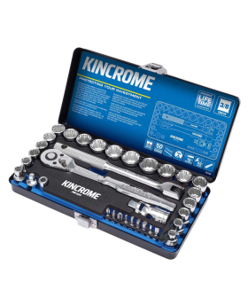 Kincrome P2104  3/8" Drive Socket Set-34pce -ATD 