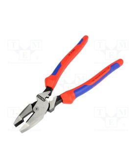 Knipex 09 12 240 Super Linesmans Plier-Universal; 240mm; for Bending, Gripping & Cutting