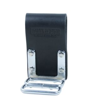 BUILDPRO Tradie Leather Belt- Holder Frog To Suit 2 Nipps LBFMDN