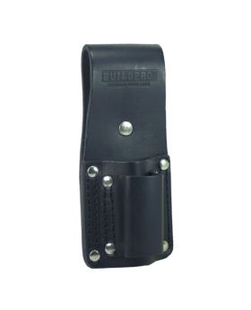 BUILDPRO Tradie Leather Belt- Holder Frog to Suit 2 Shifters LBFMDS