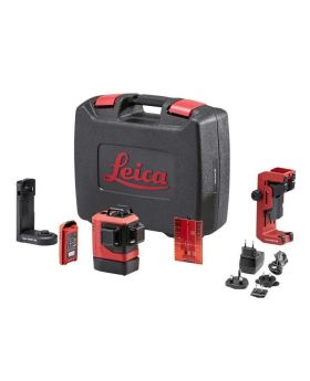 LEICA LINO L6R-1 Li Ion 3D 3x360&deg; Red Beam Multi Line Laser Combo Kit With Rugged Case