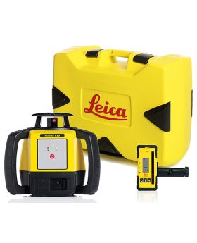 LEICA Rugby 610 Red Beam Construction Laser Kit-With Rod Eye 160 Digital MM Receiver LG6008616