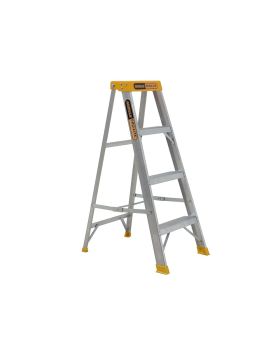 Gorilla M004-PRO Single sided A-frame ladder 4 Step (1.15m) Pro-Lite Aluminium 150kg Industrial