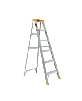 Gorilla M006-PRO Single sided A-frame ladder 6 Step (1.74m) Pro-Lite Aluminium 150kg Industrial