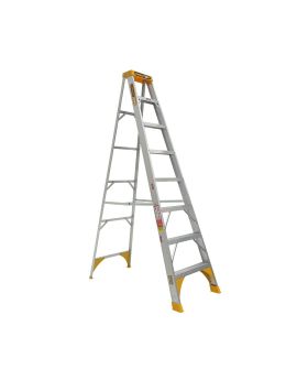 Gorilla Heavy Duty 180Kg Single Sided A-Frame Aluminium Ladder (2.4m) M008-HD