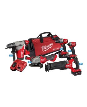 Milwaukee M18ONEPP5A3503B 18V 5.0Ah Li-ion Cordless FUEL ONE-KEY 5pce Combo Kit Power Pack