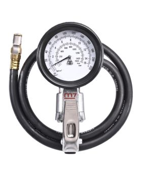 M7 Air Truck Tyre Inflator, 100MM Round Gauge, Max 220PSI, 100CM Hose