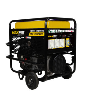 Maxwatt 13.5kVA PETROL GENERATOR ELECTRIC START WITH 2WIRE AUTO START  -JTD