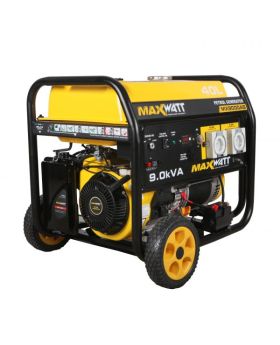 Maxwatt 9kVA PETROL GENERATOR ELECTRIC START & 2 WIRE AUTO START-OFF GRID READY