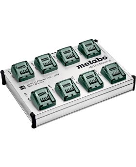 Metabo 8Bay 12v, 18v, 36v Desktop Parallel Fast Charger 