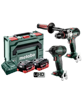 Metabo 18V 2 Piece Brushless Drill/Driver Combo Kit - 2 x 5.5Ah