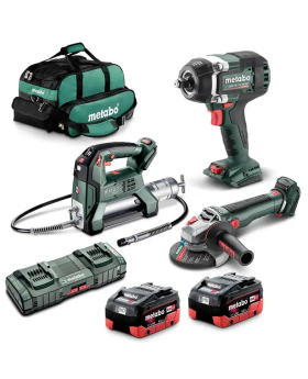 Metabo 18V 3 PIECE 2 X 5.5AH COMBO KIT MET18MX3SB2HD5.5FB