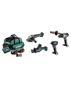 Metabo 18V 200 nm impact driver Cordless Brushless 4 Piece Kit - 2 5.5Ahs