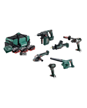 Metabo 18V Cordless Brushless 6 Piece Kit - 3 5.5Ah