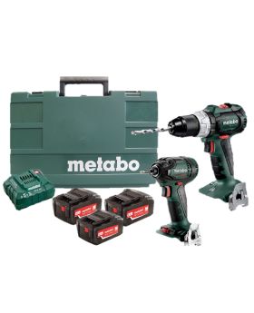 Metabo AU68902052 18v 2pce Brushless Cordless Combo With Bonus Battery