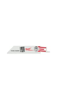Milwaukee 48005186 Metal Thin Kerf Recip Blade 24TPI 150mm - 5 Pack