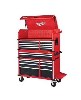 Milwaukee 46" Top Chest & Roller Cabinet Tool Box Workstation Combo Kit - 48228544+48228543 was 48228545