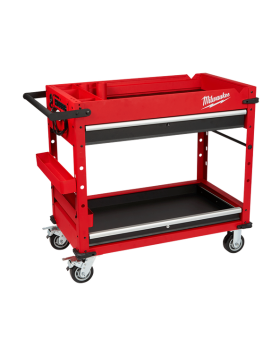 Milwaukee Sumo 1016mm (40") Steel 2-Drawer Mobile Workstation Trolley Cart-48228591