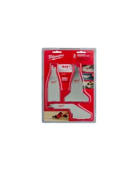 Milwaukee 49225403 SAWZALL™ & HACKZALL™ Material Removal 3 Piece Set