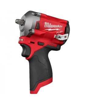 Milwaukee M12FIW38-0 12V Li-ion Cordless Fuel Stubby 3/8" Impact Wrench - Skin Only