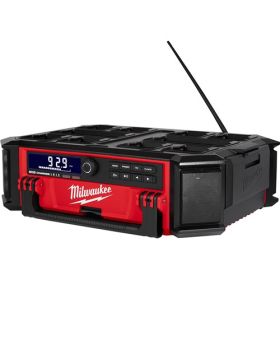 Milwaukee M18PORC-0 18V Li-Ion Cordless PACKOUT Worksite Radio & Charger - Skin Only