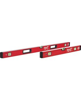 Milwaukee MLBXS48 Redstick Extreme Duty Spirit Box Level Combo-24"/600mm & 48"/1200mm