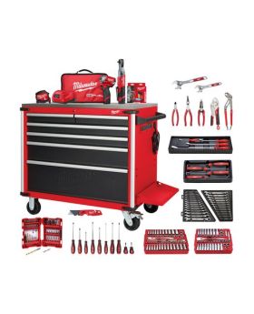 Milwaukee MTK218A1S 218pce Automotive Starter Toolkit with 6 Drawer Work Bench