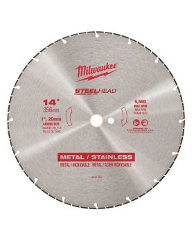 Milwaukee 49937810 350mm (14") Steelhead Diamond Cut-Off Blade