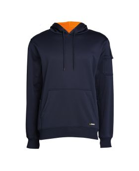 DIADORA Munka Pullover Hoody Jumper-Navy Orange