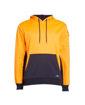 DIADORA Munka Hi Vis Pullover Hoody Jumper-OrangeNavy