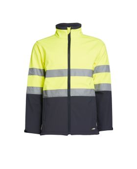 DIADORA Munka Hi Vis Soft Shell Jacket-Yelow Navy