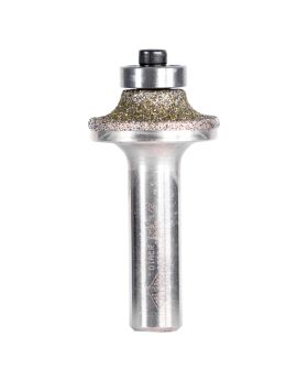 Carbitool Diamond Coated Router Bit- ROUNDING OVER BIT 3.5MM RAD. - DIACR 3.5 MB 1/2