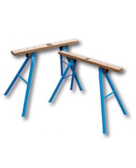 OX Tools Tradie Timber/Steel Folding Saw Horse Stand Set OX-P335675