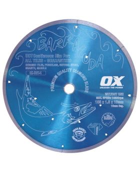 OX Ultimate Ceramic Continuous Rim Diamond Blade 4" 105mm