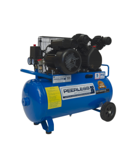 PEERLESS P13 Single Phase Air Compressor: Belt Drive, 10Amp, 2.5HP, 240LPM