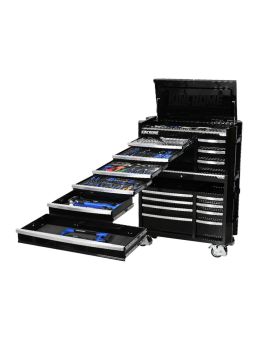 KINCROME  Contour V2 Workshop Tool Kit 470 Piece 17 Drawer 42" Black